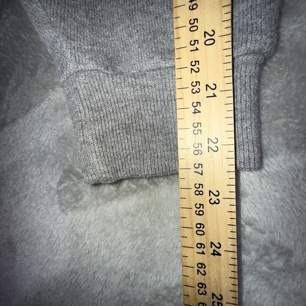 Cremieux Pullover Sweater Mens‎ 2XL Gray Sweater 1/4 Zip Elbow Patches - Picture 9 of 9